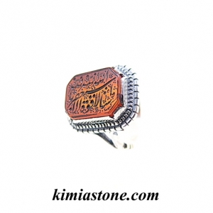 انگشتر نقره،حکاکی نفیس ما شالله لاقوه الا بالله استغفرالله